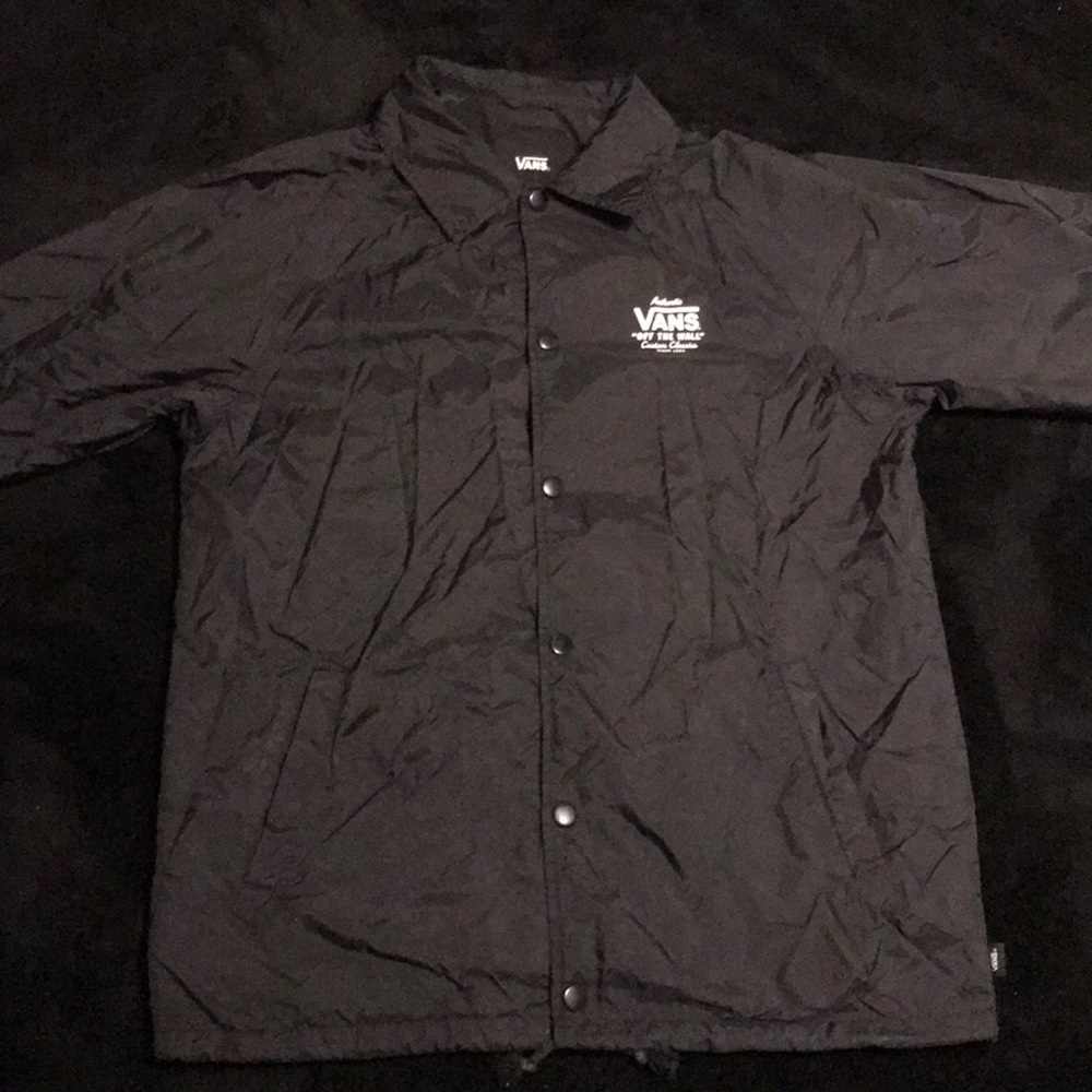 Wind breaker vans button up